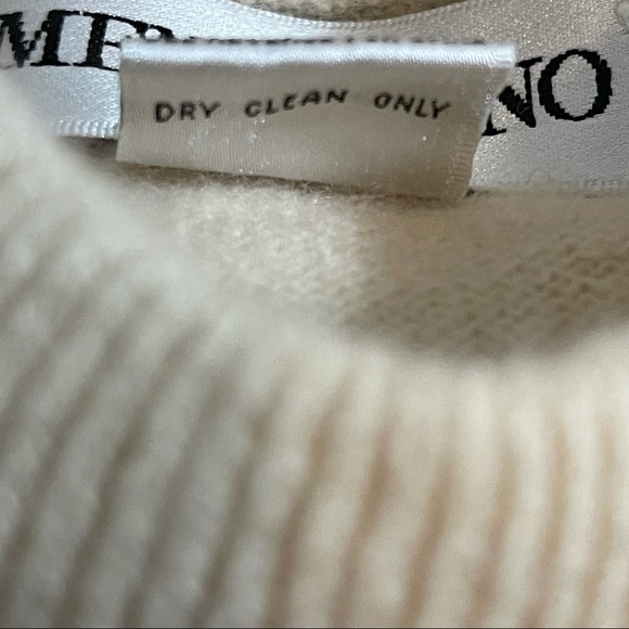 MENDOCINO 100% Cashmere Mock Turtleneck Sweater M - Picture 8 of 9